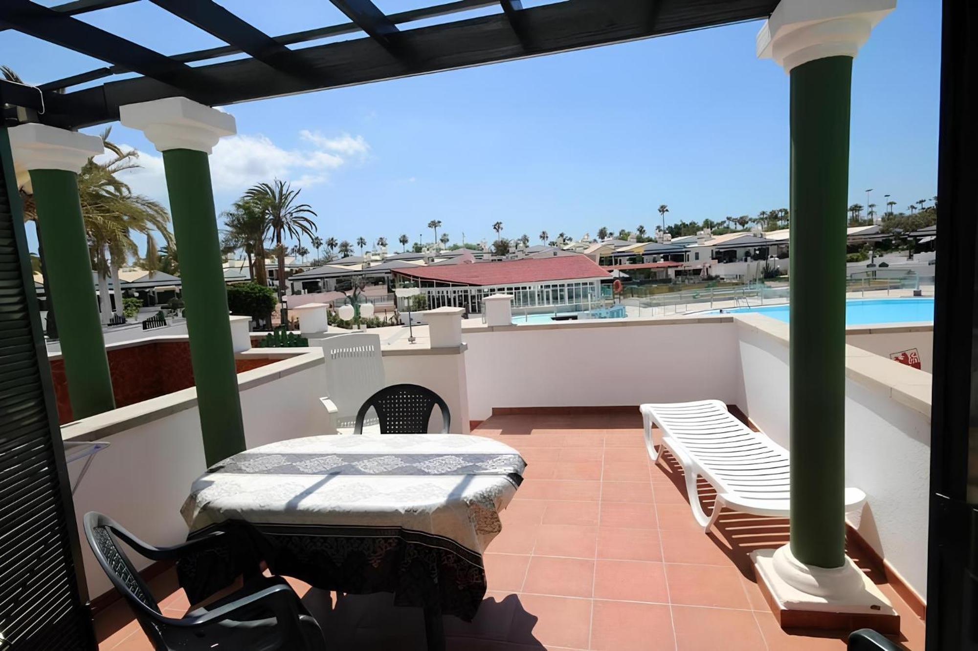 Bungalow En Complejo Tranquilo En Maspalomas Маспаломас Экстерьер фото